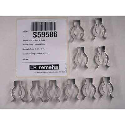 Remeha hairpin clips 10st. S59586